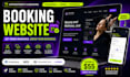 design booking website for salon clinic restaurant hotel and service business