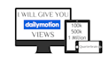 give you dailymotion video promotion