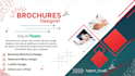 be create professional leaflet bifold trifold brochure design