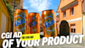 creat 3d cgi product animation reel, viral cgi reel animation
