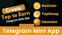 telegram mini game, tap game, hamster kombat, telegram game bot, notcoin tapswap