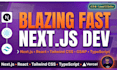 build a blazing fast next js react website with tailwind CSS and gsap