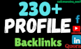 do manually profile backlinks in top ranked