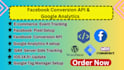 setup facebook conversion API, ga4 server side tracking, ecommerce tracking