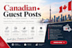 create guest post on canadian website with do follow backlinks, canadian blogs