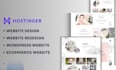 hostinger wordpress website hostinger website design hostinger website redesign