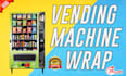 do professional vending machine wrap, vending , atm machine