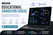 create educational animations using manim and motion canvas