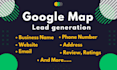 provide google map lead generation using scraper tools