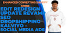 improve shopify store SEO and revamp shopify website klaviyo marketing