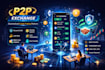 develop p2p, spot trade crypto exchange