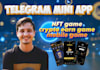 make telegram mini app, crypto earn game, telegram mini game like hamster kombat