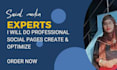 do professional social media manager and optimizer