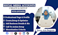 create setup and optimize all social media accounts