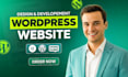 build, design, redesign, develop, update, clone wordpress website development