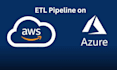 develop etl pipeline using AWS and azure data services