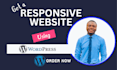 be a website builder to create wordpress website design or wordpress developer