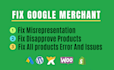 fix google merchant center misrepresentation