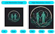 perfectly recreate logo or image in vector