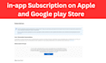 setup in app subscriptions in your mobile app for app store