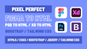 convert figma to HTML, PSD to HTML , xd to HTML css bootstrap