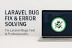 fix any laravel bug or error in your project