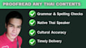 proofread any thai contents