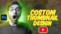 design attractive and amazing youtube thumbnails