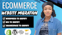 migrate wordpress, wix, woocommerce to shopify