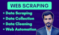 do web scraping, and data scraping with python