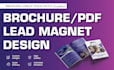 design a professional and modern brochure for your business