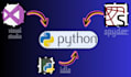 do python programming on spyder, visual studio code and idle