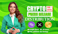 crypto, meme coin, blockchain, tech content, press writing and distribution