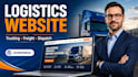 build logistics website trucking dispatch freight shipping website
