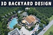 create stunning 3d event garden or backyard design