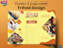 design attractive trifold or bi fold brochure