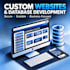 create a custom website with database