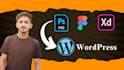 convert figma, xd, PSD designs to word press