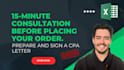 write CPA verification letter, CPA review, CPA audit