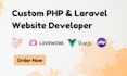 fix and develop custom PHP, laravel and livewire website