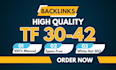 create high trust flow tf 30 to 40 plus dofollow SEO backlinks