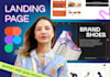 create an responsive landing page design for your business