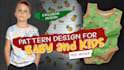 create unique and fun kids clothing pattern design