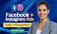create and optimize meta ad marketing campaigns as your fb ads expert