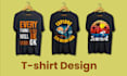 do t shirt and custom typography t shirts and
