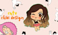 do chibi and kawaii logo design