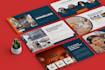 design business powerpoint presentation, pitch deck and ppt template