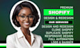 clone, duplicate, redesign shopify store dropshping website with pagefly