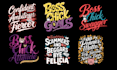 design unique typography t shirts with custom text