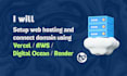 setup web hosting and domain using vercel, aws, digitalocean